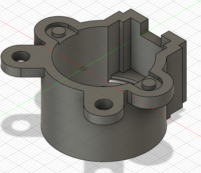 Fusion 360 motor mount design